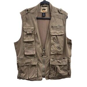 Humvee Size XL Outdoor Shooting Fishing Vest Many Pockets Front‎ Zipper Closure